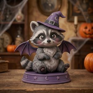 The Bat-Winged Raccoon and the Midnight Adventure